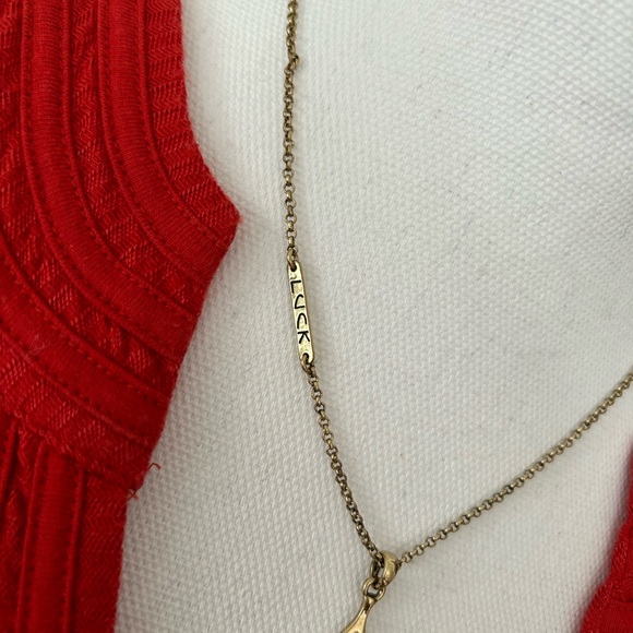 Lucky Brand Horseshoe Necklace - Picture 3 of 6